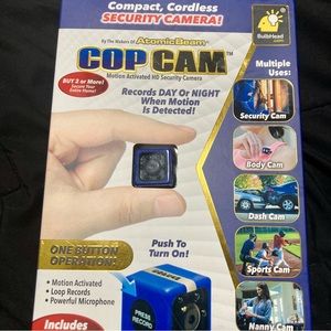 *SEALED* Atomic Beam Wireless Security Camera M17697 With 8GB Memory Card